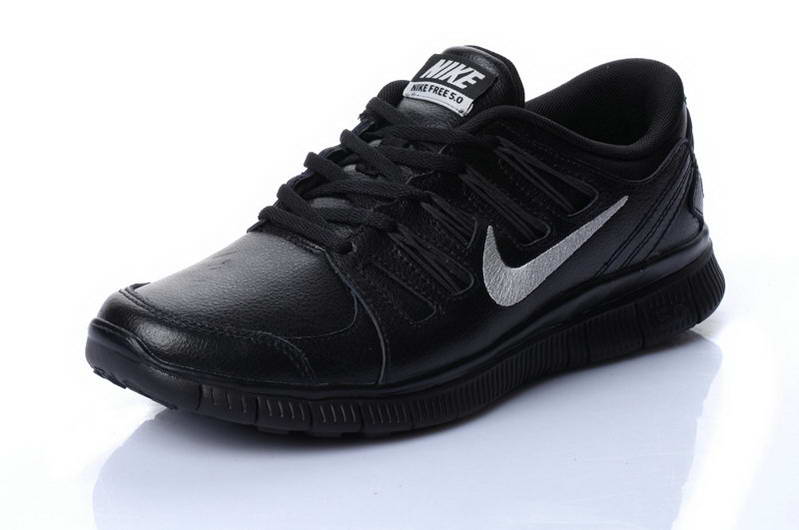 Nike Free 5.0 Fur mens and womens shoes Black silver (1)